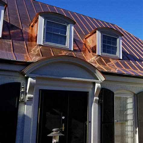 houses with copper metallic metal roofs|copper metallic metal roof photos.